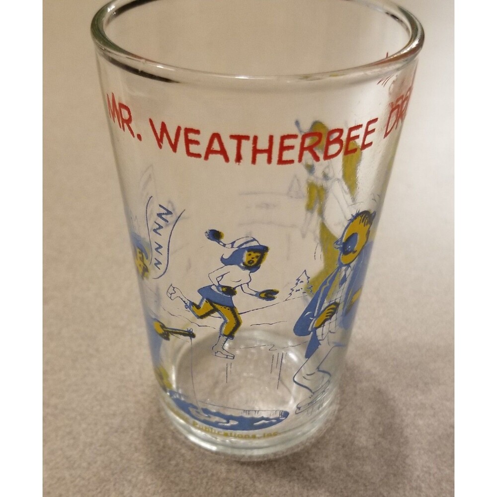 The Archies Mr. Weatherbee Drops in - Welch's Jelly Glass 1973